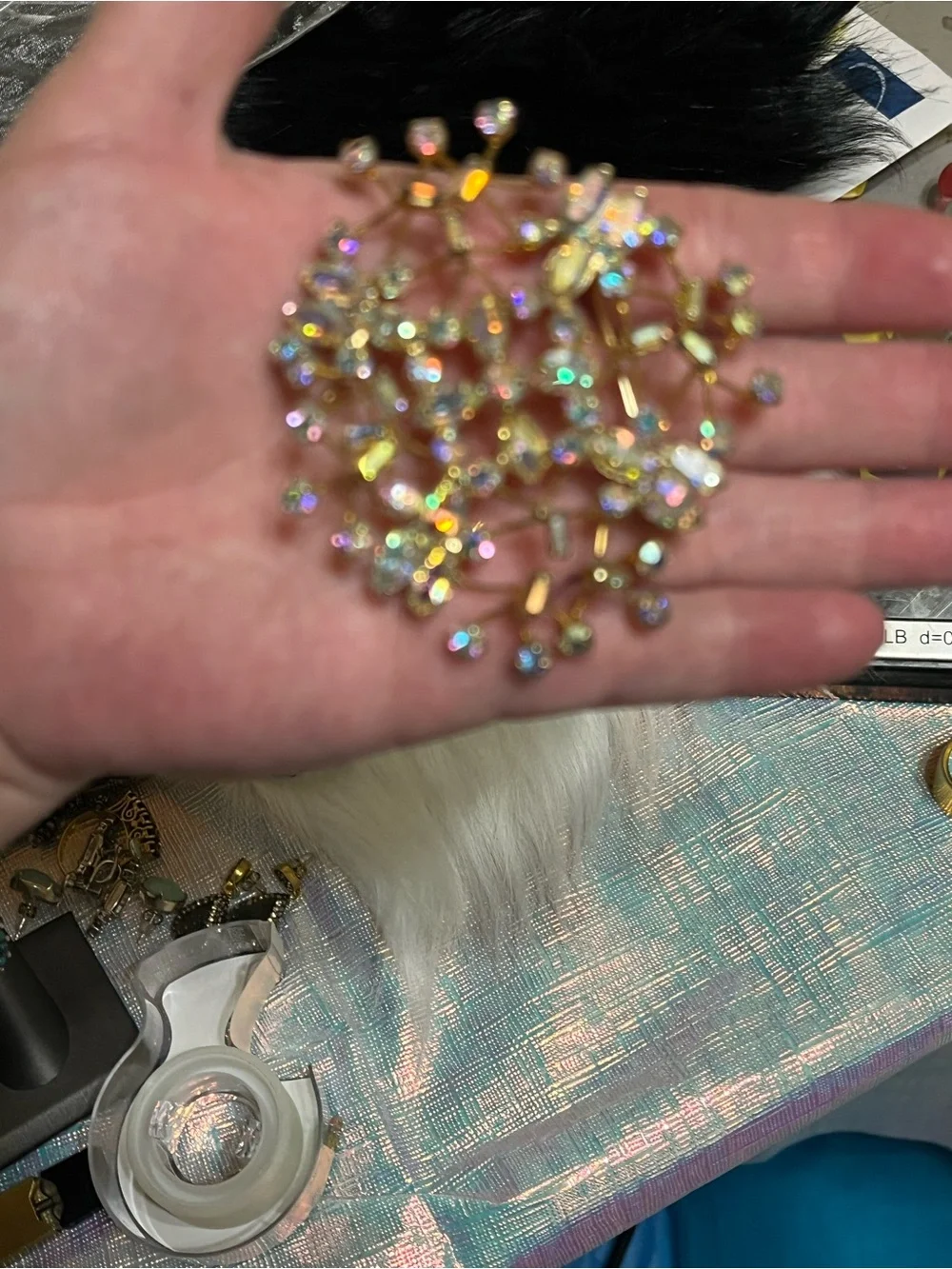 Vintage Sparkling Rhinestones Brooch
